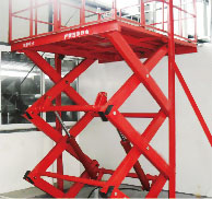 剪叉式電動升降貨梯，固定式液壓升降貨梯