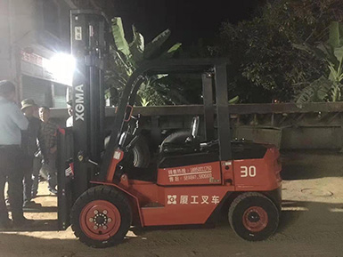 急客戶之所急，永新昌叉車服務(wù)暖人心